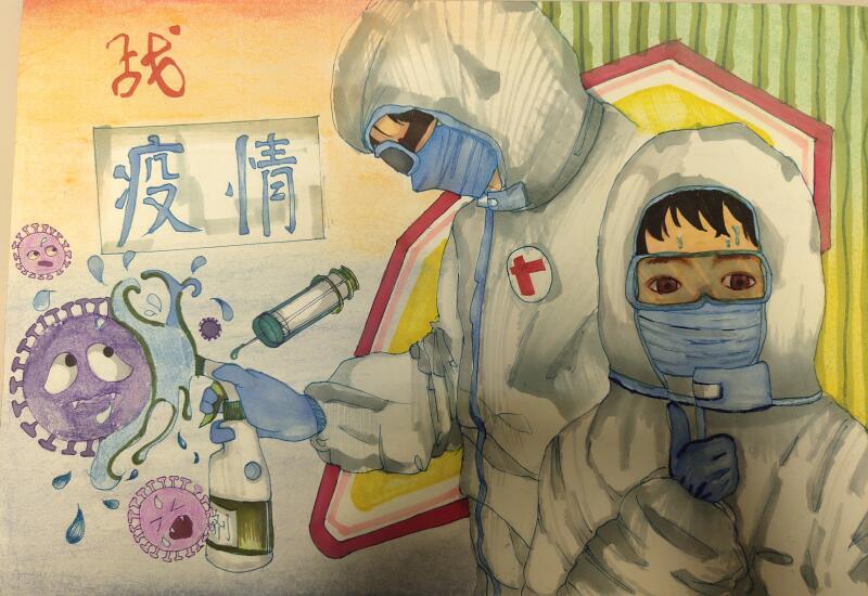 “疫情當(dāng)前，孩子們有‘畫’說(shuō)”作品展播（三十五）