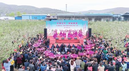 隴南禮縣舉辦“學(xué)黨史·感黨恩·賞花?！むl(xiāng)村游”活動