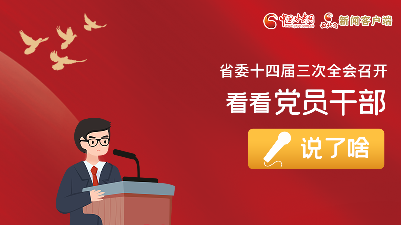圖解|事關(guān)甘肅省委十四屆三次全會(huì)，黨員干部這么說！