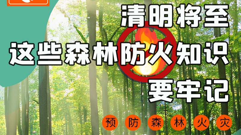 【甘快看】圖解|緊繃“安全弦”！清明，這些森林防火知識(shí)要牢記