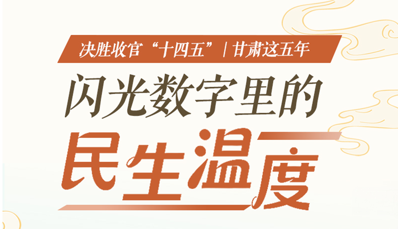 長(zhǎng)圖|甘肅這五年·閃光數(shù)字里的民生溫度