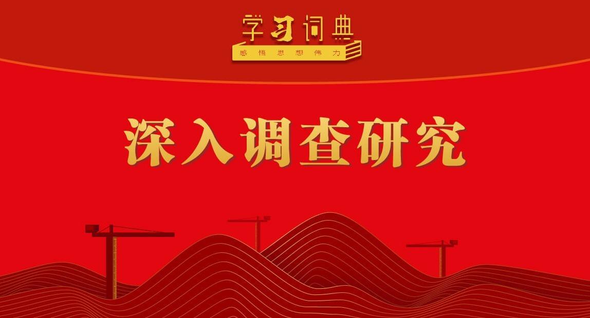 學(xué)習(xí)詞典·樹立和踐行正確政績觀 | 深入調(diào)查研究
